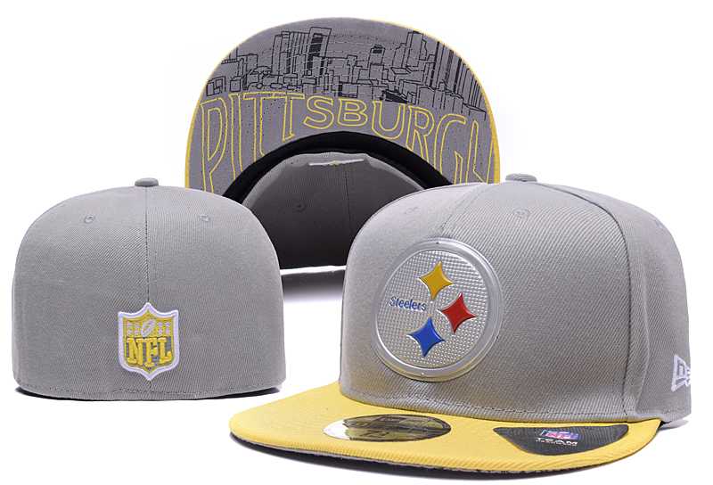 Steelers Team Logo Gray Fitted Hat LX,We sell and wholesale Steelers Team Logo Gray Fitted Hat LX on line form chian!